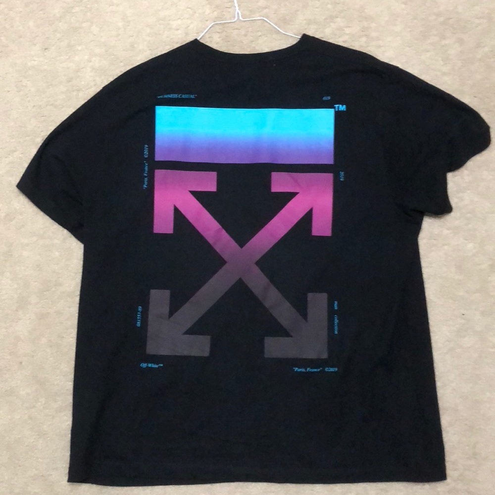 Off white gradient oversized tee
